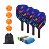 Maxbell Pickleball Paddles Set Pickleball Set for Indoor and Outdoor Tournament 4 Paddles