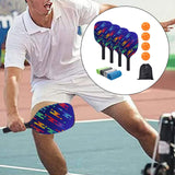Maxbell Pickleball Paddles Set Pickleball Set for Indoor and Outdoor Tournament 4 Paddles