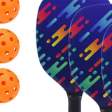 Maxbell Pickleball Paddles Set Pickleball Set for Indoor and Outdoor Tournament 4 Paddles