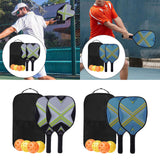 Maxbell Pickleball Paddle Women Carbon Frame with Ball Bag Outdoor Activities Sports Green