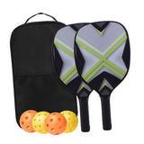Maxbell Pickleball Paddle Women Carbon Frame with Ball Bag Outdoor Activities Sports Green