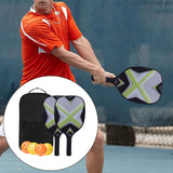 Maxbell Pickleball Paddle Women Carbon Frame with Ball Bag Outdoor Activities Sports Green