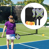 Maxbell Pickleball Paddle Women Carbon Frame with Ball Bag Outdoor Activities Sports Green