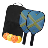 Maxbell Pickleball Paddle Women Carbon Frame with Ball Bag Outdoor Activities Sports Yellow