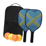 Maxbell Pickleball Paddle Women Carbon Frame with Ball Bag Outdoor Activities Sports Yellow