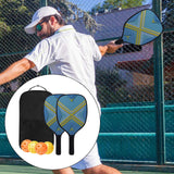 Maxbell Pickleball Paddle Women Carbon Frame with Ball Bag Outdoor Activities Sports Yellow