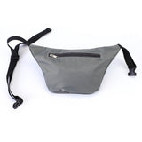Maxbell Durable Fanny Pack Casual Crossbody Bag Waist Bag for Trekking Women Men Gray