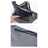 Maxbell Durable Fanny Pack Casual Crossbody Bag Waist Bag for Trekking Women Men Gray