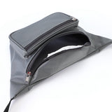 Maxbell Durable Fanny Pack Casual Crossbody Bag Waist Bag for Trekking Women Men Gray