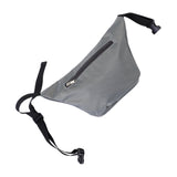 Maxbell Durable Fanny Pack Casual Crossbody Bag Waist Bag for Trekking Women Men Gray