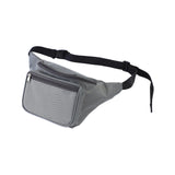 Maxbell Durable Fanny Pack Casual Crossbody Bag Waist Bag for Trekking Women Men Gray
