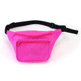 Maxbell Durable Fanny Pack Casual Crossbody Bag Waist Bag for Trekking Women Men Pink