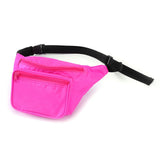 Maxbell Durable Fanny Pack Casual Crossbody Bag Waist Bag for Trekking Women Men Pink