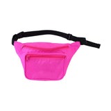 Maxbell Durable Fanny Pack Casual Crossbody Bag Waist Bag for Trekking Women Men Pink