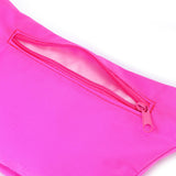 Maxbell Durable Fanny Pack Casual Crossbody Bag Waist Bag for Trekking Women Men Pink