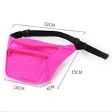 Maxbell Durable Fanny Pack Casual Crossbody Bag Waist Bag for Trekking Women Men Pink