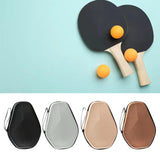 Maxbell Wear Resistant Table Tennis Paddle Case Table Tennis Racket Bag Waterproof Black