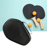 Maxbell Wear Resistant Table Tennis Paddle Case Table Tennis Racket Bag Waterproof Black