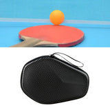 Maxbell Wear Resistant Table Tennis Paddle Case Table Tennis Racket Bag Waterproof Black