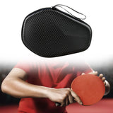 Maxbell Wear Resistant Table Tennis Paddle Case Table Tennis Racket Bag Waterproof Black