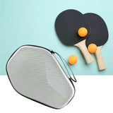 Maxbell Wear Resistant Table Tennis Paddle Case Table Tennis Racket Bag Waterproof Argent