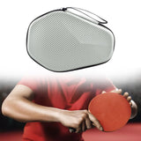 Maxbell Wear Resistant Table Tennis Paddle Case Table Tennis Racket Bag Waterproof Argent