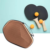 Maxbell Wear Resistant Table Tennis Paddle Case Table Tennis Racket Bag Waterproof Khaki