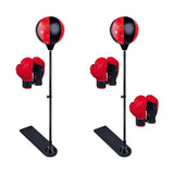 Maxbell Kids Punching Bag Set Adjustable Stand Home with Gloves Exercise Fitness 1 Glove