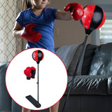 Maxbell Kids Punching Bag Set Adjustable Stand Home with Gloves Exercise Fitness 1 Glove