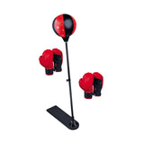Maxbell Kids Punching Bag Set Adjustable Stand Home with Gloves Exercise Fitness two gloves
