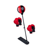 Maxbell Kids Punching Bag Set Adjustable Stand Home with Gloves Exercise Fitness two gloves