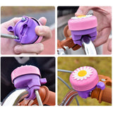 Maxbell Bike Bells For Kids Cycling Ring Horn Bicycle Horn for Cycling  Pink Violets