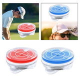 Maxbell Golf Ball Marker Level Function Hat Clip for Golfer Putting Aid Women Kids Red