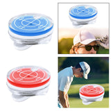 Maxbell Golf Ball Marker Level Function Hat Clip for Golfer Putting Aid Women Kids Red