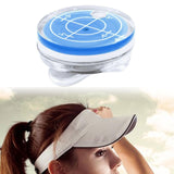 Maxbell Golf Ball Marker Level Function Hat Clip for Golfer Putting Aid Women Kids Blue