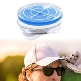 Maxbell Golf Ball Marker Level Function Hat Clip for Golfer Putting Aid Women Kids Blue