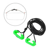 Maxbell Portable Bowstring Tool Rope Cocking Rope String for Replacement Hunting Green