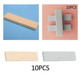 Maxbell 10x Exercise Bike Brake Pads Replacement Part Equipment Wool Felt for Gym Beige