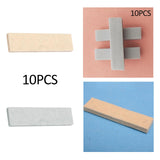 Maxbell 10x Exercise Bike Brake Pads Replacement Part Equipment Wool Felt for Gym Beige