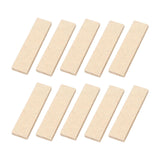 Maxbell 10x Exercise Bike Brake Pads Replacement Part Equipment Wool Felt for Gym Beige
