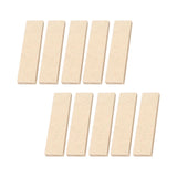 Maxbell 10x Exercise Bike Brake Pads Replacement Part Equipment Wool Felt for Gym Beige