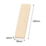 Maxbell 10x Exercise Bike Brake Pads Replacement Part Equipment Wool Felt for Gym Beige