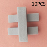 Maxbell 10x Exercise Bike Brake Pads Replacement Part Equipment Wool Felt for Gym White