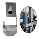 Maxbell Metal Water Cup Holder Sturdy for Squat Rack Fitness Equipment Attachment