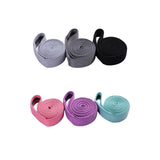 Maxbell 3Pcs Resistance Bands Set Pull up Assistance Bands for Powerlifting Fitness Gray Black