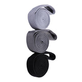 Maxbell 3Pcs Resistance Bands Set Pull up Assistance Bands for Powerlifting Fitness Gray Black