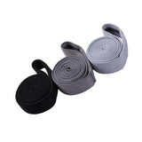 Maxbell 3Pcs Resistance Bands Set Pull up Assistance Bands for Powerlifting Fitness Gray Black