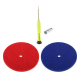 Maxbell Fencing Guard Pad Foil Hand Protector Guard Epee Guard Pad for Epee Foil Red