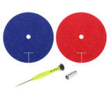 Maxbell Fencing Guard Pad Foil Hand Protector Guard Epee Guard Pad for Epee Foil Red