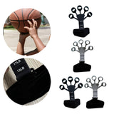 Maxbell Hand Grip Strengthener Silicone Finger Exercise for Forearm Muscle Sports black